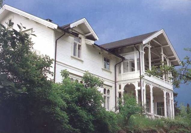A wide view of the music studio